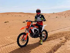 Desert dirt bike tours